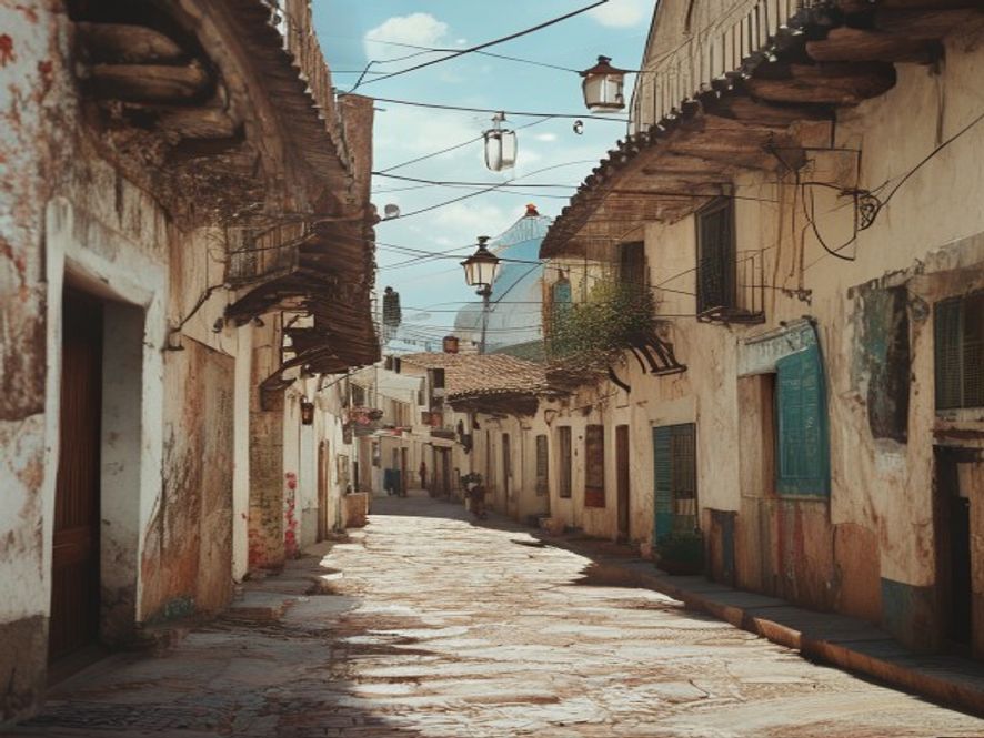Una calle del casco antiguo de Vallada denuncia estar cansada de aparecer siempre en las fotos bonitas del pueblo