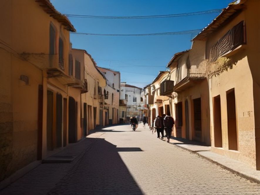 Una procesión de Vallés lleva cuarenta minutos parada esperando a que un vecino aparque el coche