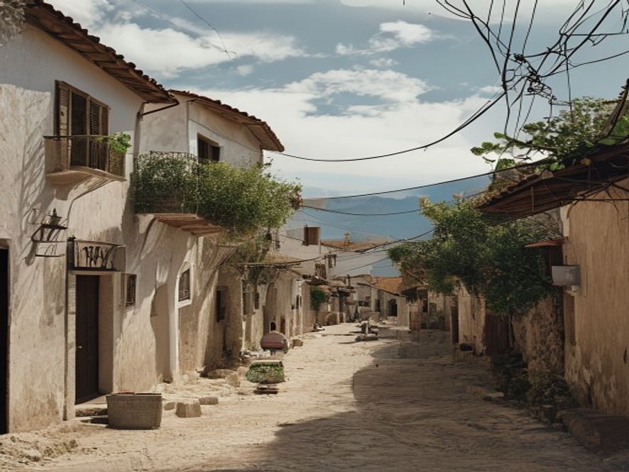 Una calle de L'Alcúdia de Crespins registra la mayor concentración de macetas por metro cuadrado del sur de Europa