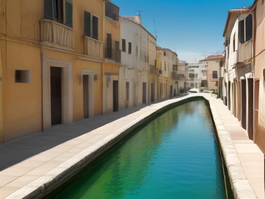 Una calle de Canals amanece convertida en canal y los vecinos exigen saber quién ha traído el agua